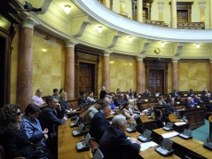 9. март 2012. године Учесници јавног слушања ''Политика европског региона Светске здравствене организације „Здравље 2020“ – здравље у свим политикама и Србија''